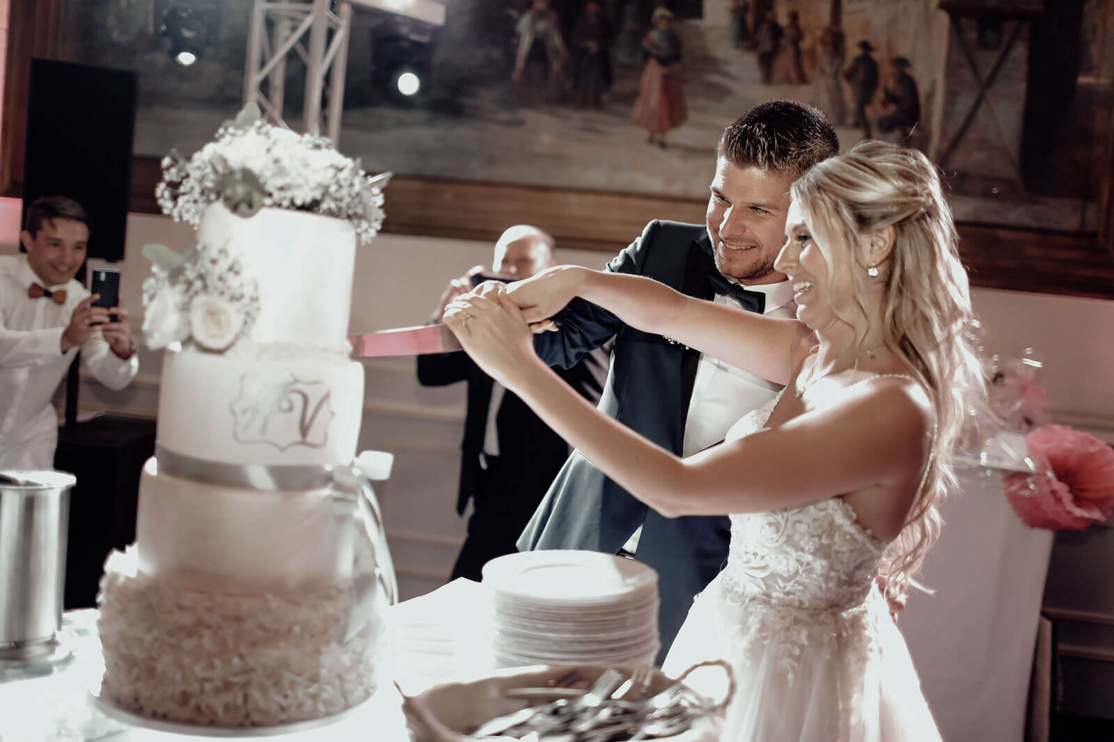 Hochzeitstorte anmoderieren