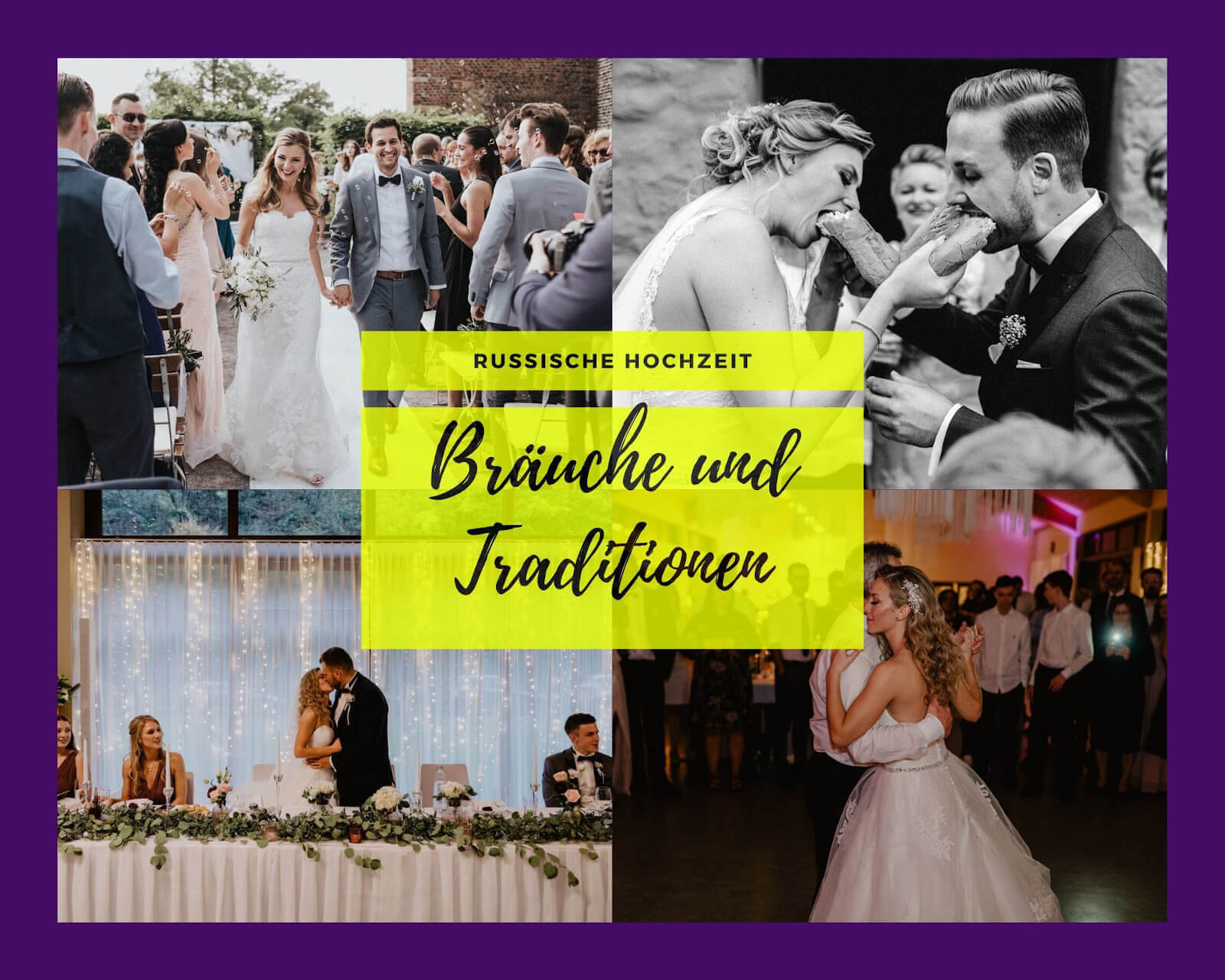 Bräuche, Traditionen, Rituale - russische Hochzeit